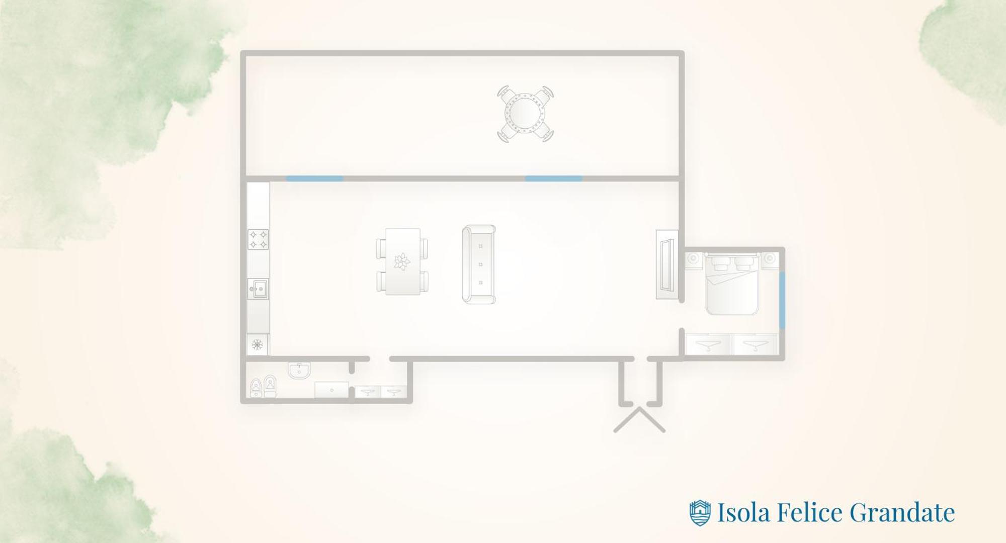 Isola Felice Grandate By Rent All Como Eksteriør billede